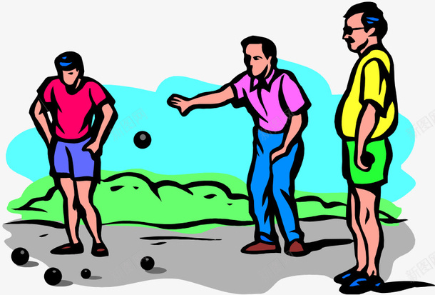 卡通地掷球png免抠素材_新图网 https://ixintu.com png图片 免抠素材 地掷球 打球 扔球 抛球 运动