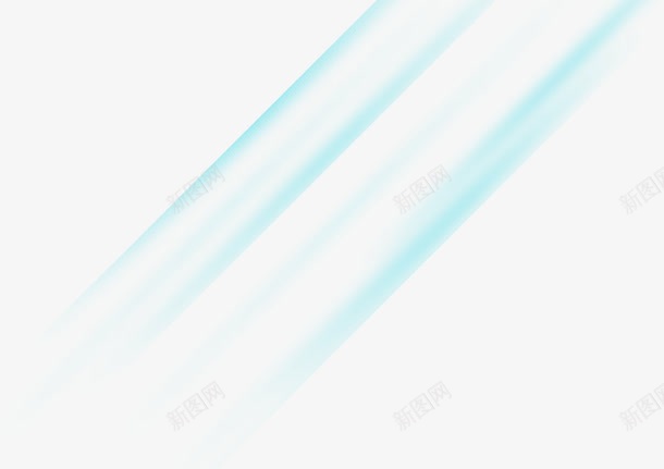 蓝色透明长形光效png免抠素材_新图网 https://ixintu.com 蓝色 透明