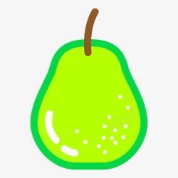 卡通水果维生素营养梨子素材