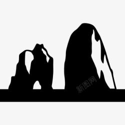 岩石山FaraglioniRocks图标高清图片