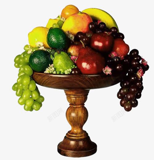水果果盘装饰图案png免抠素材_新图网 https://ixintu.com 免抠PNG 果盘 水果 水果台 装饰图案
