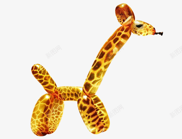 创意长颈鹿png免抠素材_新图网 https://ixintu.com 创意 动物 可爱 抽象 斑点 气球 花纹 长颈鹿