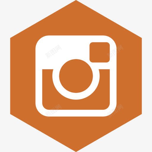 六角Instagram媒体社会图标png_新图网 https://ixintu.com Hexagon Instagram instagram media social 六角 媒体 社会