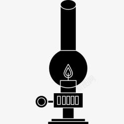烧油油灯光图标高清图片