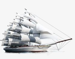 海上漂浮船高清图片
