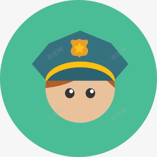 警察图标png_新图网 https://ixintu.com 人 人头像 工作 用户 职业 职业和工作 警察