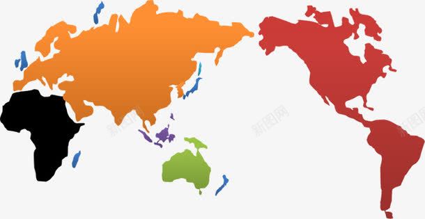 世界地图轮廓png免抠素材_新图网 https://ixintu.com 世界地图 图形 地图 轮廓