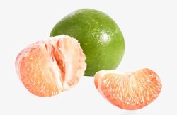 营养青柚补充维生素柚子肉高清图片