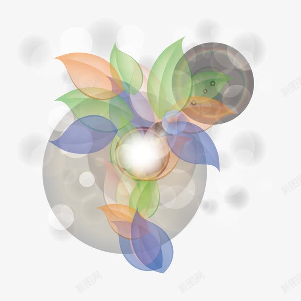 元素漂亮的叶子花瓣png免抠素材_新图网 https://ixintu.com 叶子 梦幻 漂亮的叶子花瓣 矢量元素 背景元素 花瓣 装饰图案
