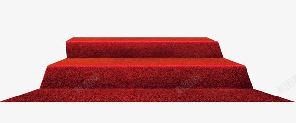 红色阶梯地毯矢量图ai免抠素材_新图网 https://ixintu.com 地毯 平铺 红色 阶梯 矢量图