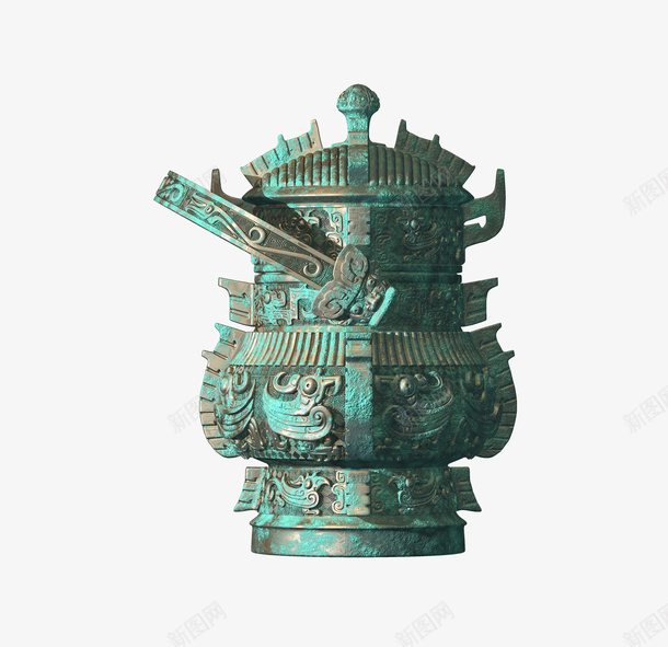 青铜器png免抠素材_新图网 https://ixintu.com 中国 传统 青铜器