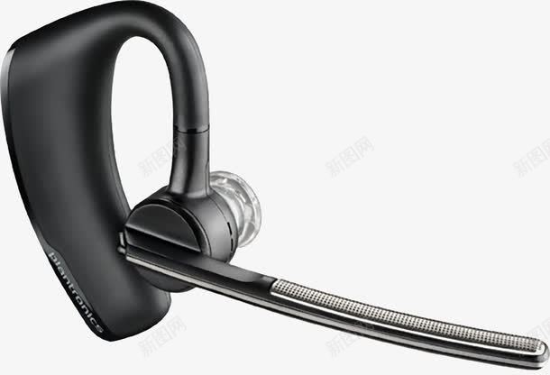 蓝牙耳机png免抠素材_新图网 https://ixintu.com 电子产品 耳机 蓝牙耳机 黑色