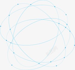 手绘线条不规则图素材