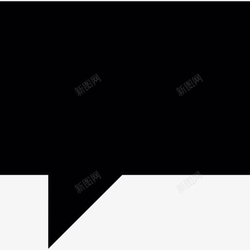 矩形气泡图标png_新图网 https://ixintu.com 接口 气泡 注 消息 聊天消息 语音气球
