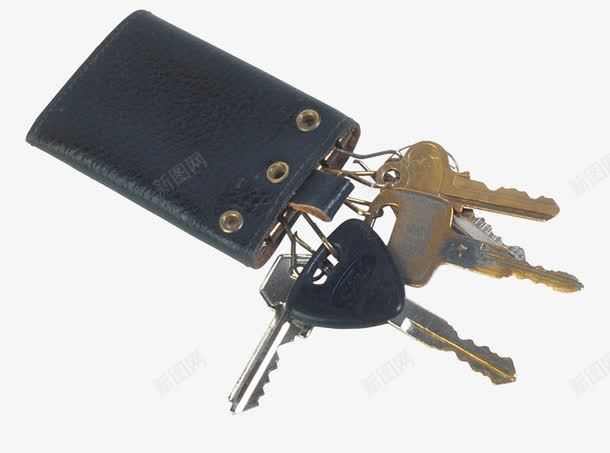 复古时尚钥匙包png免抠素材_新图网 https://ixintu.com 产品实物 复古时尚钥匙包 皮包 钥匙 钥匙包