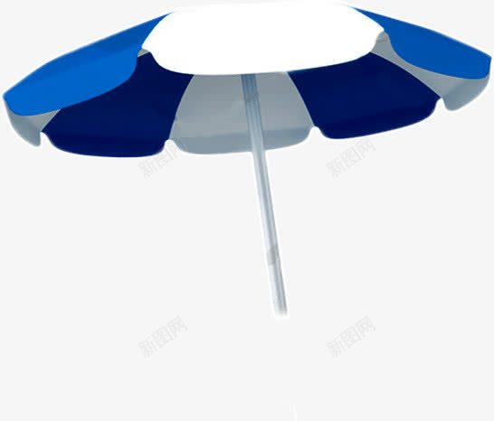 蓝色大型太阳伞png免抠素材_新图网 https://ixintu.com 大型 太阳伞 蓝色