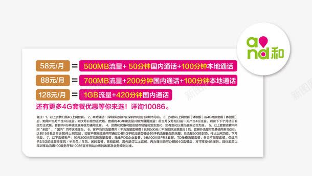 移动促销文案套餐png免抠素材_新图网 https://ixintu.com 促销 套餐 文案 移动