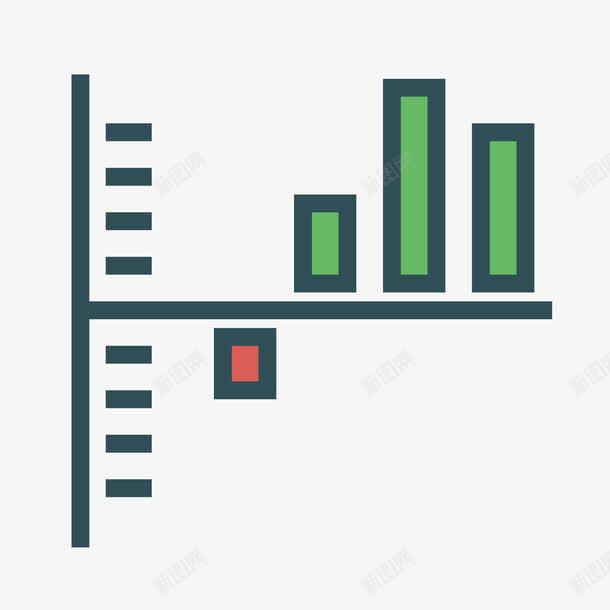 绿色数据分析png免抠素材_新图网 https://ixintu.com 分析 刻度 扁平化 数据 绿色 行情 趋势