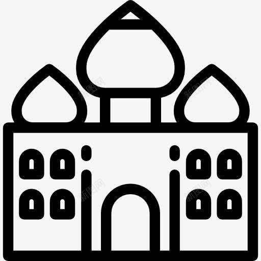 泰姬陵图标png_新图网 https://ixintu.com 亚洲 印度 地标建筑 建筑 泰姬陵 纪念碑 阿格拉