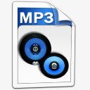 音频MP3肖像图标图标