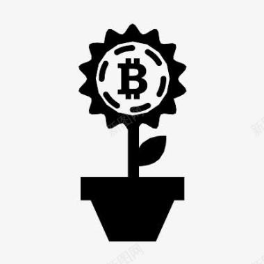 比特币花锅TheBitcoinIcons图标图标