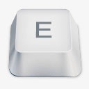 大写字母E大写字母E按键图标高清图片