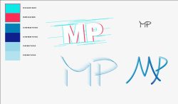 不同字体MP魔法值简易字体高清图片