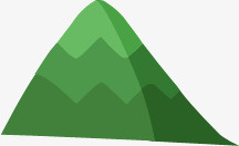 三色绿三色绿渐变的山峰高清图片