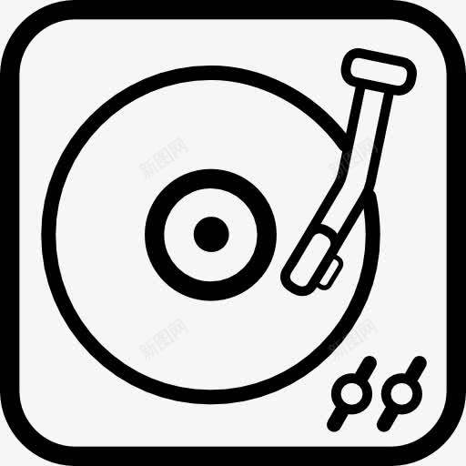 长唱机老式工具概述图标png_新图网 https://ixintu.com coucou 工具 工具和器具 年份 球员 老 记录 音乐 音频