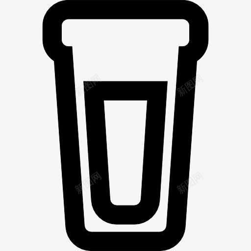 水玻璃的轮廓图标png_新图网 https://ixintu.com 容器 概述 液体饮料 玻璃 轮廓 通用接口 食品 饮料 饮酒