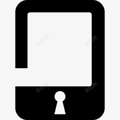 手机锁图标png_新图网 https://ixintu.com 工具 手机 界面 符号 通讯工具 钥匙锁 锁