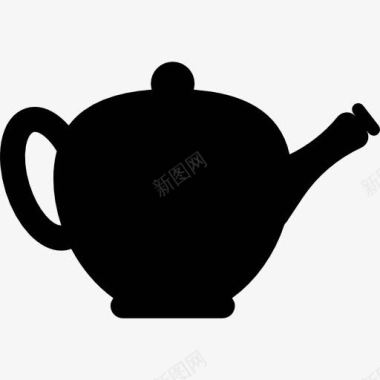 旧茶壶图标图标