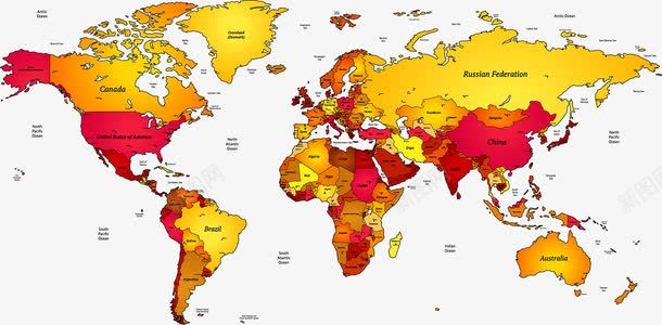 世界地图png免抠素材_新图网 https://ixintu.com 世界 地图 地标 坐标 指路 方向