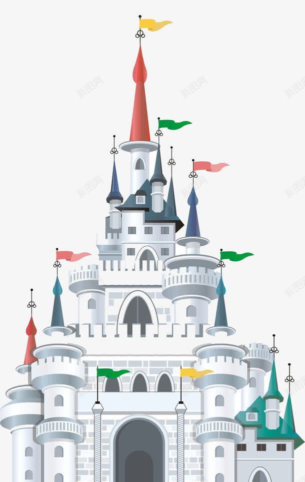 城堡png免抠素材_新图网 https://ixintu.com 俄罗斯 城堡 建筑 旗子