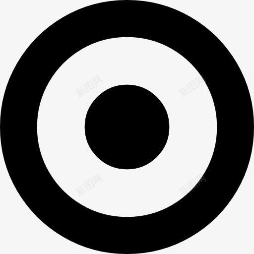 点和圆图标png_新图网 https://ixintu.com 圆 工具 工具和器具 标靶 点 目标 运动 靶子