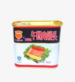 中粮梅林午餐肉罐头高清图片