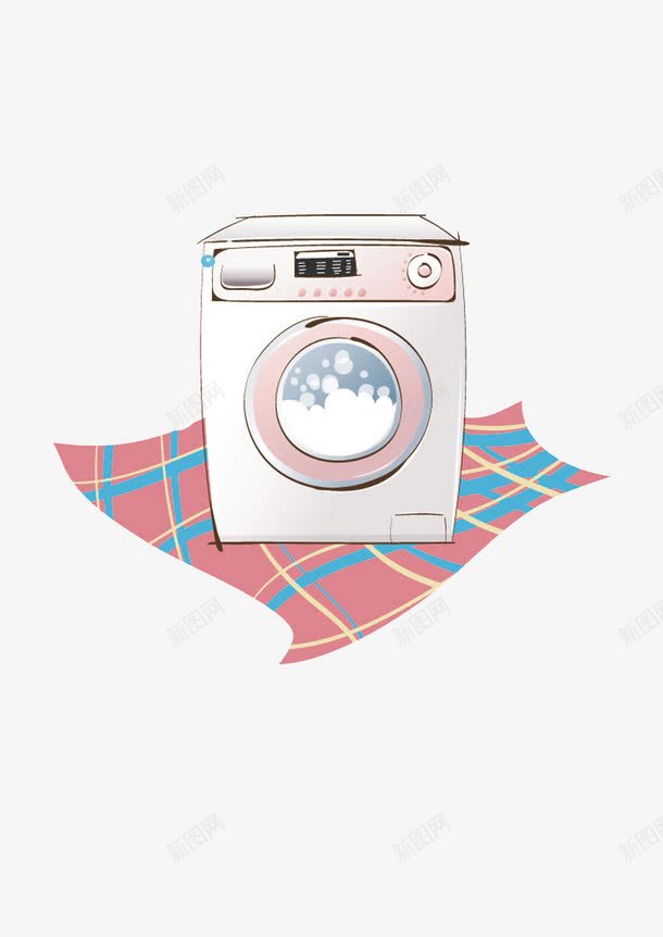 洗衣机滚筒机家用电器psd免抠素材_新图网 https://ixintu.com 家用电器 洗衣机 滚筒机