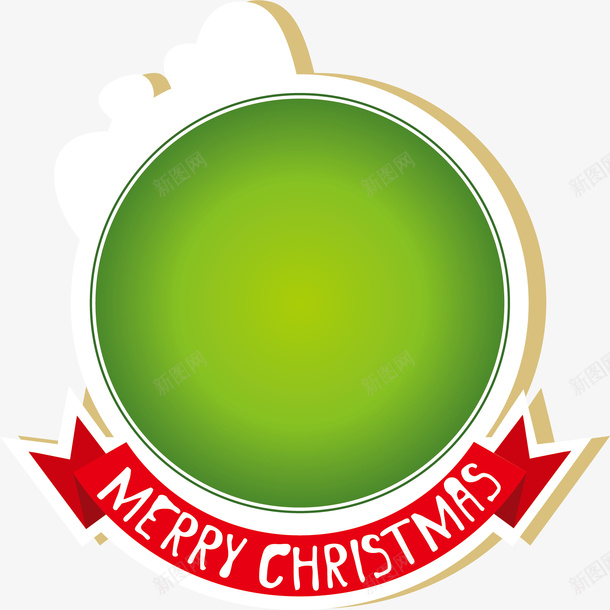 卡通绿色圆圈png免抠素材_新图网 https://ixintu.com christmas merry 免抠PNG 卡通 圆圈 圣诞快乐 绿色