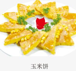 农村玉米饼素材