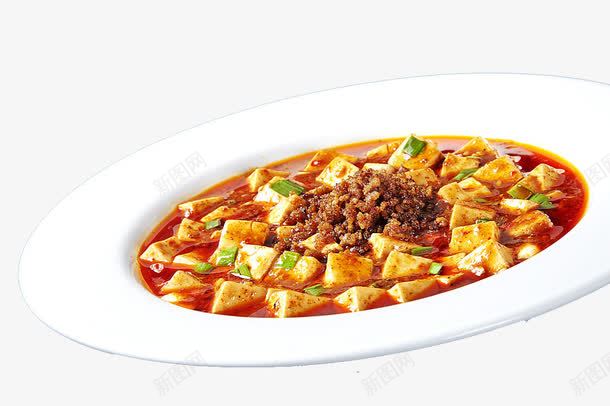 麻辣豆腐png免抠素材_新图网 https://ixintu.com 传统美食 家常豆腐 餐饮美食 麻婆豆腐 麻辣川菜