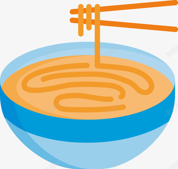 一碗面条矢量图eps免抠素材_新图网 https://ixintu.com 一碗汤面 一碗面条 吃面 矢量面条 美味汤面 面条 矢量图