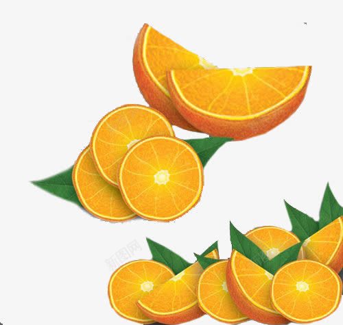 手绘甜橙元素png免抠素材_新图网 https://ixintu.com 创意水果 新鲜水果 橙子 甜橙 金色橙子