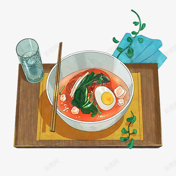 食物简图png免抠素材_新图网 https://ixintu.com 卡通 手绘 水杯 碗 简图 绿色的 蔬菜 鸡蛋