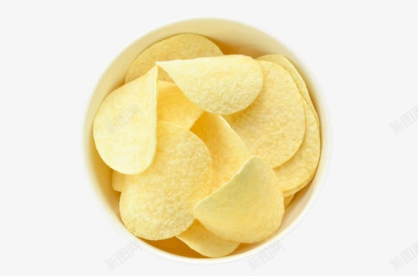 黄色薯片png免抠素材_新图网 https://ixintu.com png图片素材 产品实物 免费png元素 免费png素材 可比克 薯片 香脆