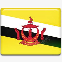 文莱国旗AllCountryFlagIcons图标png_新图网 https://ixintu.com 256 Brunei Flag 国旗 文莱