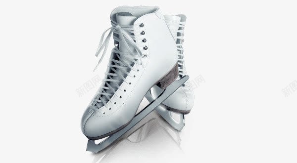 白色滑冰鞋png免抠素材_新图网 https://ixintu.com 冰鞋 白色