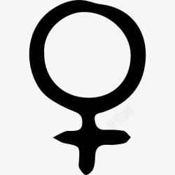 中世纪femenine金星图标高清图片