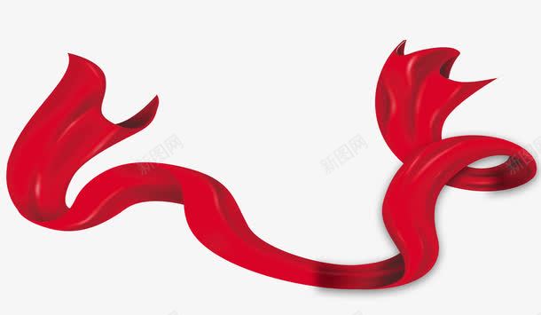 红色中国风绸带装饰图案png免抠素材_新图网 https://ixintu.com 中国风 免抠PNG 红色 绸带 装饰图案