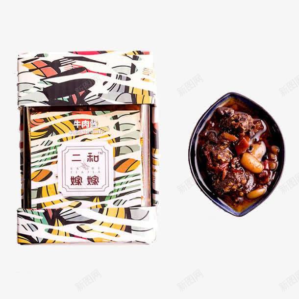 创意包装的牛肉酱png免抠素材_新图网 https://ixintu.com 创意 包装 牛肉酱 碟子 食物 黑色