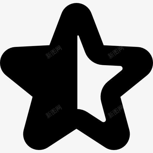 最喜欢的明星图标png_新图网 https://ixintu.com 接口 星 最喜欢的 质量 黑色和白色